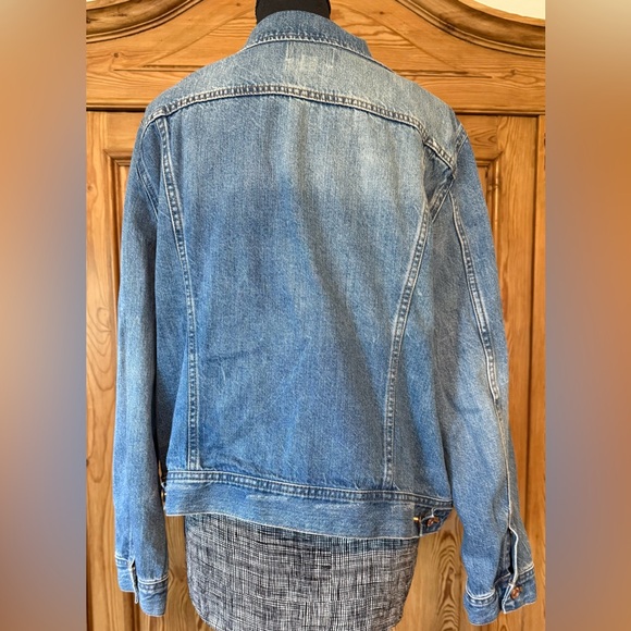 J.Crew Classic Denim Jacket 2x - Picture 4 of 9
